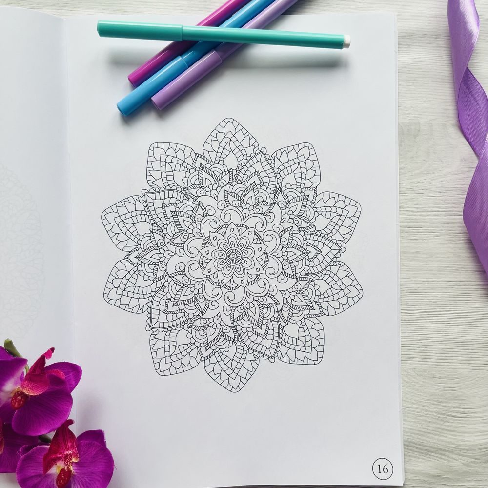 Keep calm & draw kreatív mandala színezők