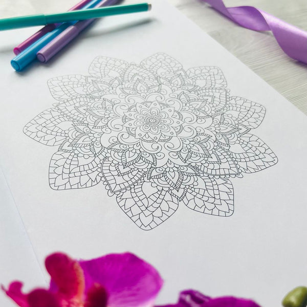 Keep calm & draw kreatív mandala színezők