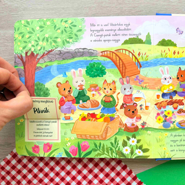 Léna nyuszi pikniket szervez