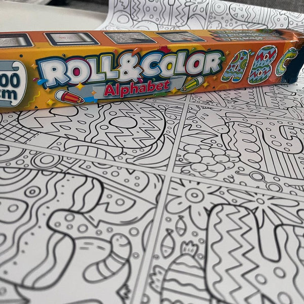 ROLL & COLOR feltekerhető színező